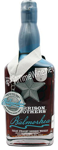 PICTURE OF GARRISON BROTHERS; TEXAS, BALMORHEA, 57.5%; 750 MILLILITER BOTTLE; TEXAS STRAIGHT BOURBON WHISKEY
