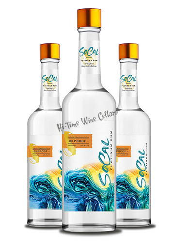 SOCAL SILVER RUM 750 80PF HANDCRAFTED IN SOUTHERN CALIF