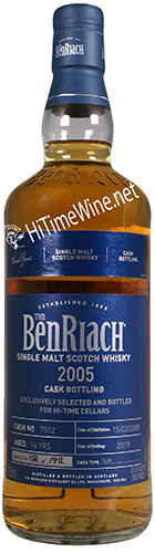 Picture of THE BENRIACH 14YR CASK -7552 103PF D-2005 750 HI TIME BARREL RUM CASK