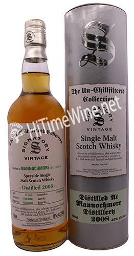 PICTURE OF SIGNATORY MANNOCHMORE 13 YEAR; DISTILLED-2008, BOTTLED-2022; 46%; SINGLE MALT SCOTCH WHISKY