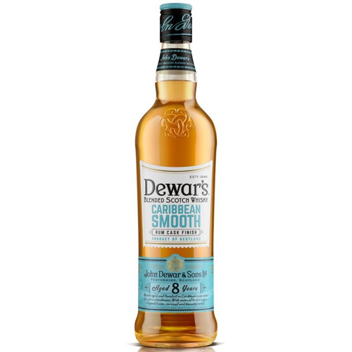 DEWARS CARIBBEAN SMOOTH RUM CASK FINISH 8YR 750ML BLENDED SCOTCH