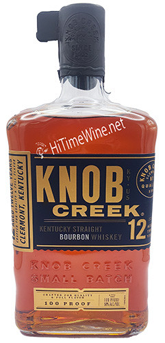 KNOB CREEK 12YR WHISKEY 50% 750ML KENTUCKY STRAIGHT BOURBON WHISKEY