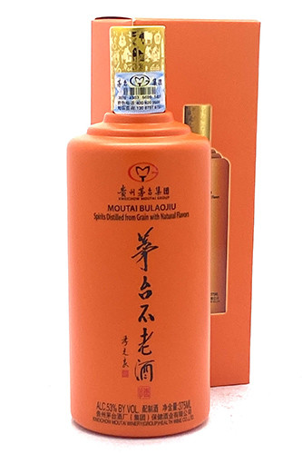 [未開封] Maoutai 500ml (53%) MOUTAI BULAOJIU 53% (ORANGE) 375ML CHINA