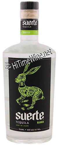 picture of SUERTE BLANCO TEQUILA, 40%, 750 milliliter bottle; NOM 1530