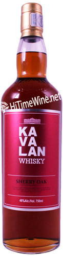 Picture of KAVALAN SHERRY OAK WHISKY 750ML