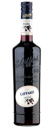 GIFFARD CREME DE MURE LIQUEUR 16% 750ML BLACKBERRY ; FRANCE