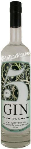 Picture of IT'S FIVE NORTHWEST DRY GIN 750ML