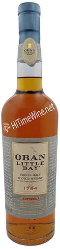 OBAN LITTLE BAY SMALL CASK; 43%, 750ML, HIGHLAND SINGLE MALT SCOTCH WHISKY