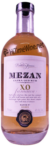 Picture of MEZAN DIST IN JAMAICA EXTRA OLD  RUM 750  XO BATCH-25201