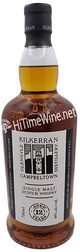 Picture of KILKERRAN 12 YEAR; 46%, 750 MILLILITER BOTTLE; CAMPBELTOWN SINGLE MALT SCOTCH WHISKY