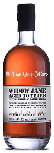 Picture of WIDOW JANE 10YR STRAIGHT BOURBON WHISKEY 91PF BT IN ROSENDALE, NY