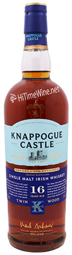 Picture of KNAPPOGUE CASTLE 16 YEAR WHISKEY 46% 750ML TWIN WOOD; SHERRY CASK FISNISHED; SINGLE MALT IRISH WHISKEY