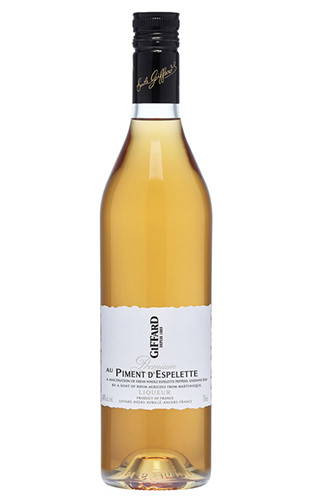 GIFFARD PIMENT D'ESPELLETTE LIQUEUR 40% 750ML CHILE; FRANCE