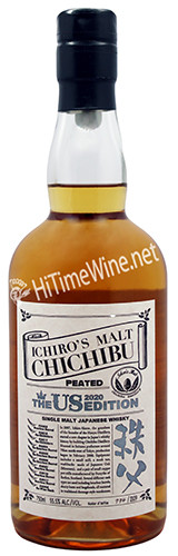 PICTURE OF ICHIRO'S CHICHIBU PEATED; 2020, THE US EDITION; 111 PROOF; SINGLE MALT JAPANESE WHISKY