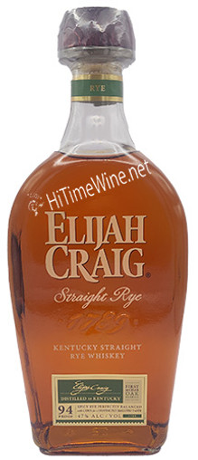 Picture of ELIJAH CRAIG RYE 47% 750ML KENTUCKY STRAIGHT RYE WHISKEY