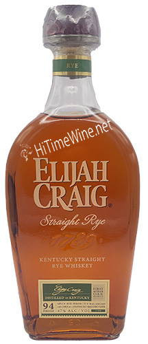 Picture of ELIJAH CRAIG RYE 47% 750ML KENTUCKY STRAIGHT RYE WHISKEY