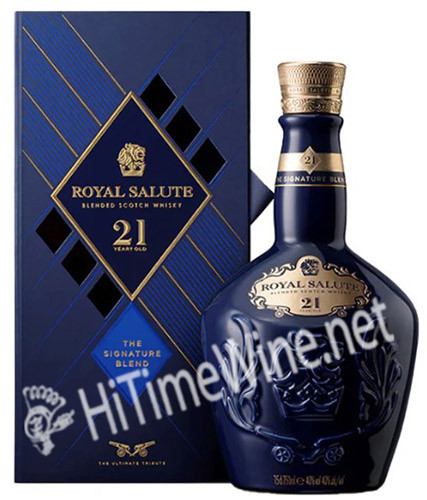 古酒　Chivas Brothers  Salute 750ml ROYAL SALUTE 21YR 40% 750ML BLENDED SCOTCH WHISKY (BOTTLED BY