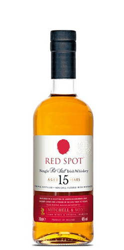 Picture of RED SPOT IRISH WHISKEY 15YR 700ML 1BT LIMIT AGED IN BOURBON,SHERRY & MARSALA CASK 92PF