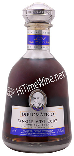 picture of DIPLOMATICO 2007 SINGLE VINTAGE RUM 750 FINISHED IN SHERRY CASKS