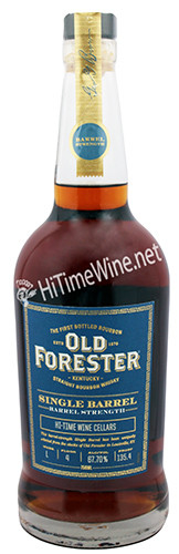 PICTURE OF OLD FORESTER HI-TIME SINGLE BARREL, CASK STRENGTH; KENTUCKY STRAIGHT BOURBON WHISKEY