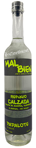 Picture of  MAL BIEN CALAZADA PAPALOTE JOVEN 750ML REFUGIO; BLACK TAPE 92 PROOF