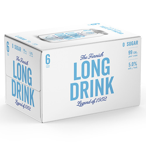 Picture of LONG DRINK ZERO SUGAR 6PK 12OZ WHITE