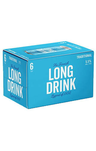 Picture of LONG DRINK TRADITIONAL 6PK 12OZ BLUE
