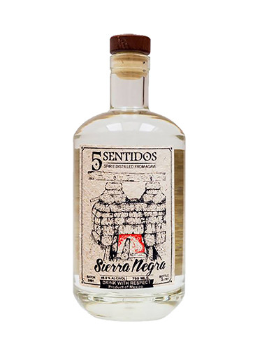 5 SENTIDOS SIERRA NEGRA 750ML SPIRITS DISTILLED FROM AGAVE; ALBERTO MARTINEZ LOPEZ