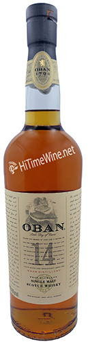 picture of OBAN 14 YEAR, 43%, 750 MILLILITER BOTTLE; LIMITED EDITION HIGHLAND SINGLE MALT SCOTCH WHISKY