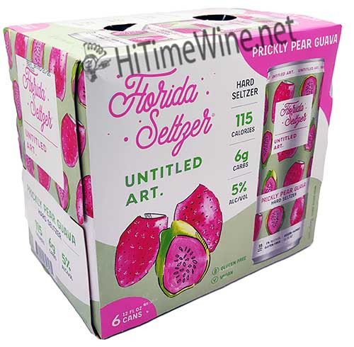 Picture of UNTITLED ART FLORIDA SELTZER PRICKLY PEAR GUAVA 12OZ 6 PACK CANS