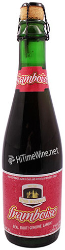 Picture of OUD BEERSEL FRAMBOISE BELGIAN LAMBIC 5% MALT BEVERAGE AGED IN OAK WITH RASBERRIES ADDED 375ml BOTTLE