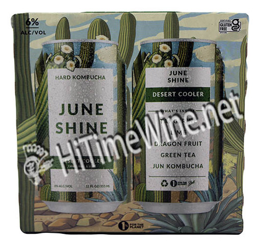 PICTURE OF JUNSHINE, DESERT COOLER TANGERINE & LIME; 6% ALCOHOL BY VOLUME, 4 PACK 12 OUNCE CANS