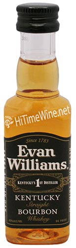 Picture of EVAN WILLIAMS BLACK LABEL 43% 50ML KENTUCKY STRAIGHT BOURBON WHISKEY