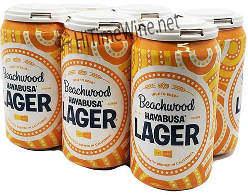 Picture of BEACHWOOD HAYABUSA LAGER 12OZ 6 PACK CANS