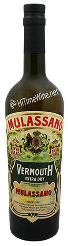 PICTURE OF MULASSANO DRY VERMOUTH 750 MILILITER BOTTLE