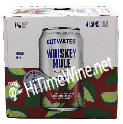 picture of CUTWATER BOURBON WHISKEY MULE 12OZ 4 pack 7% ALCOHOL