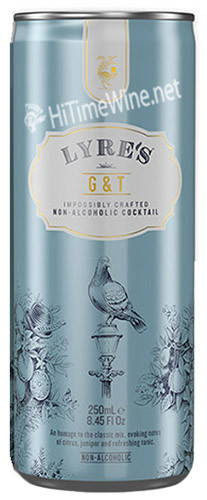 Picture of LYRES GIN & TONIC SPRITZ 250ML SINGLE CAN NON ALCHOLIC