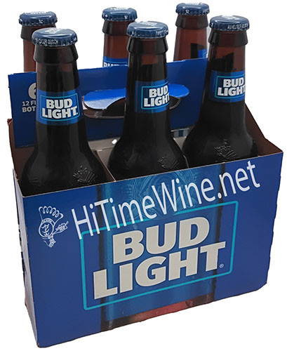 picture of BUD LIGHT 4.2% 6 PACK 12 OUNCE BOTTLES