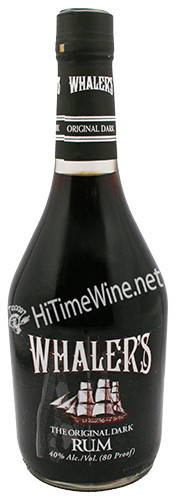 PICTURE OF WHALERS ORIGNAL DARK RUM 750 MILLILITER BOTTLE