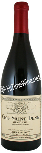 Picture of LOUIS JADOT 2009 CLOS ST DENIS ANDRE GAGEY GRAND