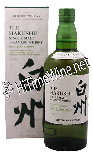PICTURE OF SUNTORY HAKUSHU DISTILLER\'S RESERVE 700 MILLILITER BOTTLE JAPANESE WHISKY