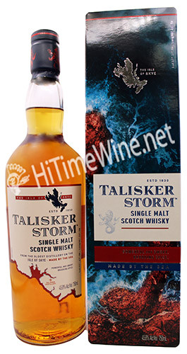 picture of TALISKER STORM; 45.8%; 750 MILLILITER BOTTLE; MADE BY THE SEA ISLE OF SKYE SINGLE MALT SCOTCH WHISKY