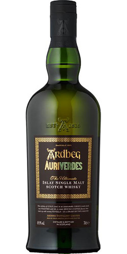 Picture of ARDBEG AURIVERDES 49% 750ML ISLAY SINGLE MALT SCOTCH