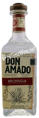 PICTURE OF DON AMADO PECHUGA; 92 PROOF; 750 MILLILITER BOTTLE