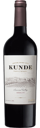 Picture of KUNDE MERLOT SONOMA VALLEY 750mL