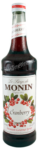 Picture of MONIN CRANBERRY SYRUP 750ML
