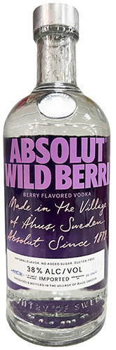 Picture of ABSOLUT WILD BERRI VODKA 750ML