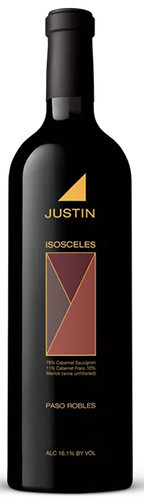 Picture of JUSTIN PROPRIETARY RED \"ISOSCELES\" PASO ROBLES 750mL