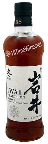 PICTURE OF IWAI TRADITION FUYU WHISKY 750 MILLILITER BOTTLE; 40% ALCOHOL BY VOLUME; FINISHED IN CHESTNUT CASKS