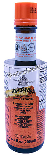 PICTURE OF ANGOSTURA ORANGE BITTERS; 6.7 OUNCES, 200 MILLILITER BOTTLE